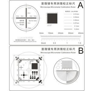 ruler9 Multifunction Microscope Micrometer Calibration Ruler Slide
