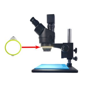 Big Working Space USB LED Adjustable Ring Light Illuminator Source Lamp for Binocular Trinocular Stereo Zoom Video Microscop