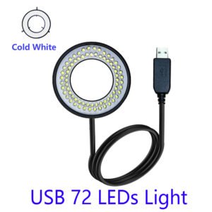 72 LED Chiefix USB Microscope Light 72 LED | 0-100% Dimmable Auxiliary Light Source for Stereo Microscopes 60000Lx