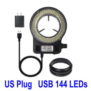 USB 64 1441 144 LED Ring Light Illuminator for Microscope for Microscope Camera, Electronic Industry Ring Lamp